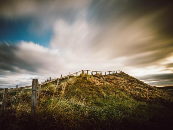 Blick auf die Melkhörndüne