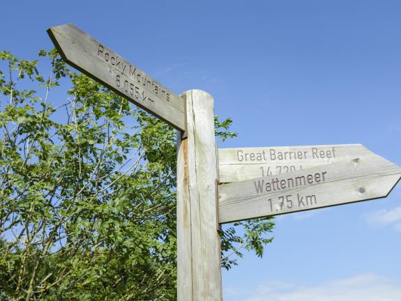 Wegweiser auf Langeoog