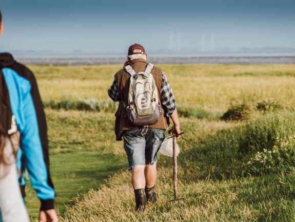 Die Lieblingsplätze unser Inselführer erkundet man am besten ... Geführte Tour durch die Salzwiesen ins Inselwatt