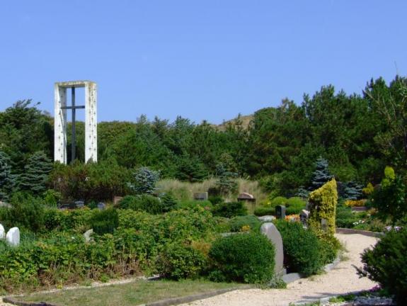 Ruhig, idyllisch und gepflegt Der Dünenfriedhof