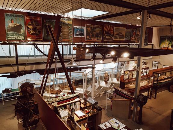 Blick ins Schiffahrtsmuseum langeoog