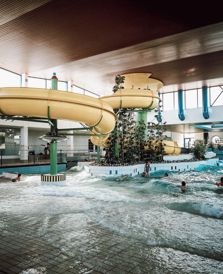 Rutsche im Meerwasser Erlebnisbad