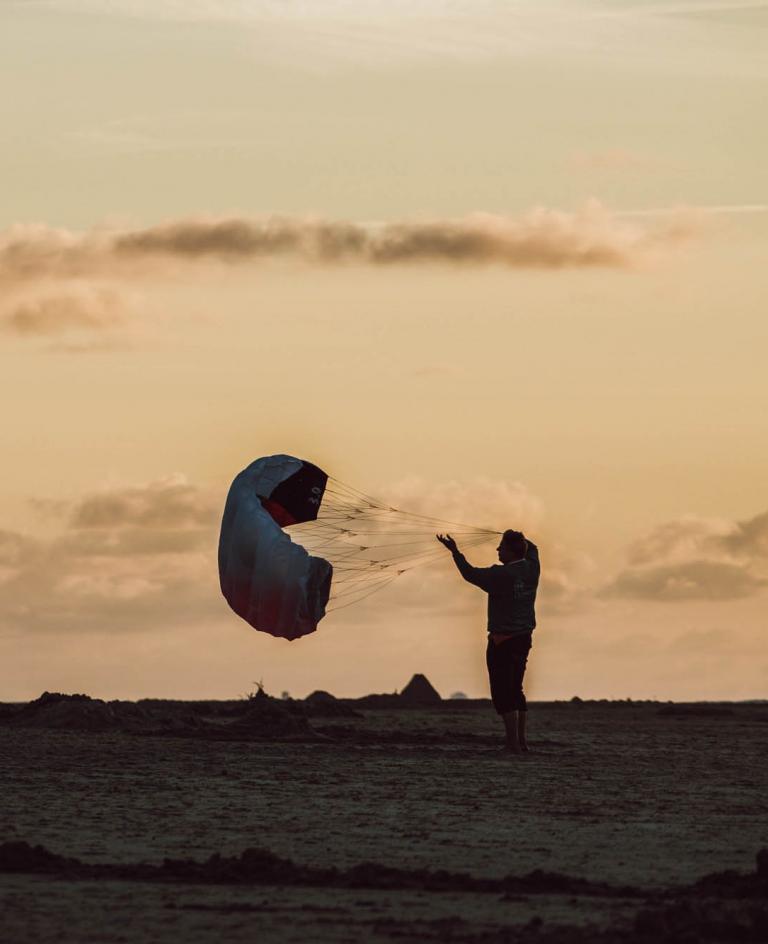 Drachenfans am Drachenstrand