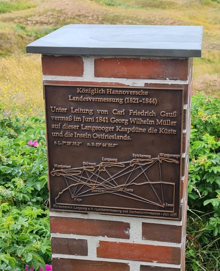 Gaußsche Vermessungspunkt Langeoog