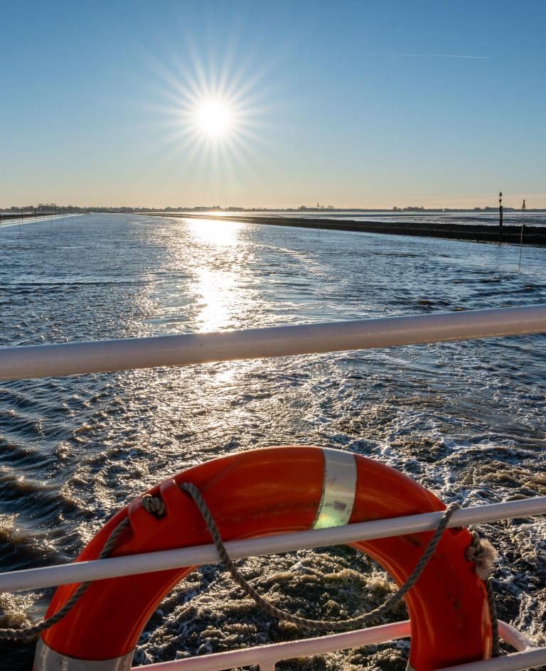 Fahrt durchs Wattenmeer