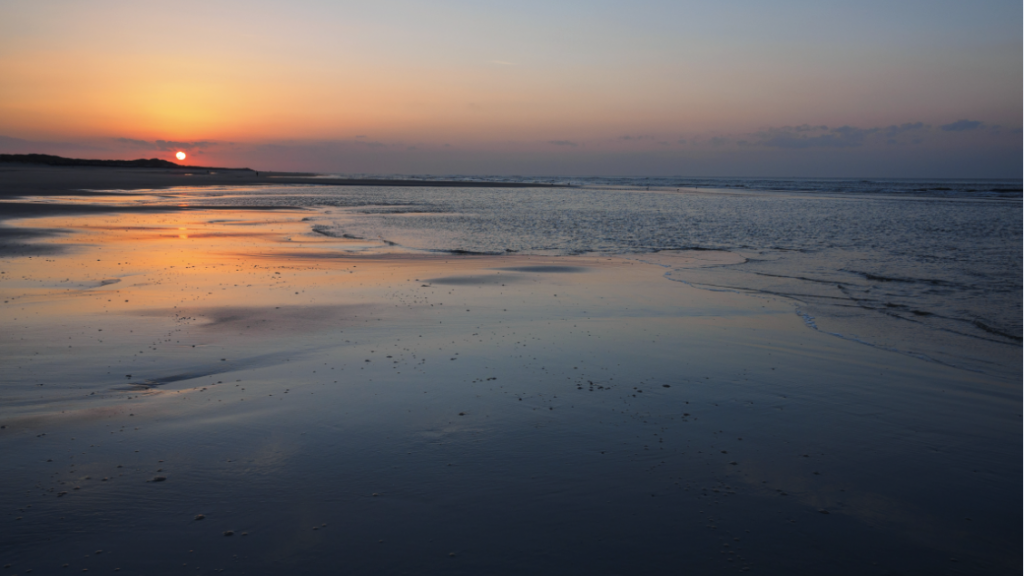 Sonnenuntergang im Herbst