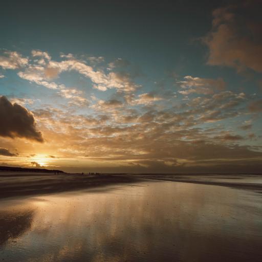 Sonnenuntergang am Strand