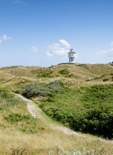 Was für ein Ausblick Blick über die Dünen auf den Wasserturm