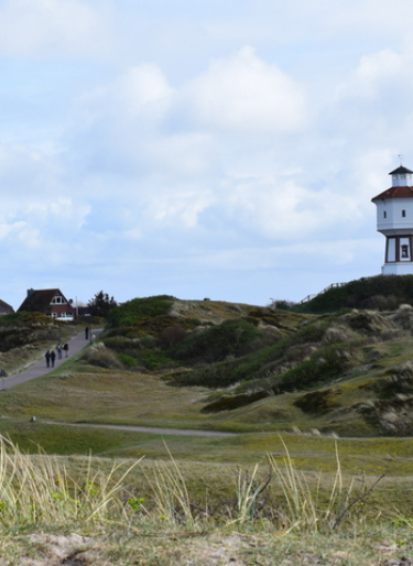 Dünental mit Blick auf den Wasserturm